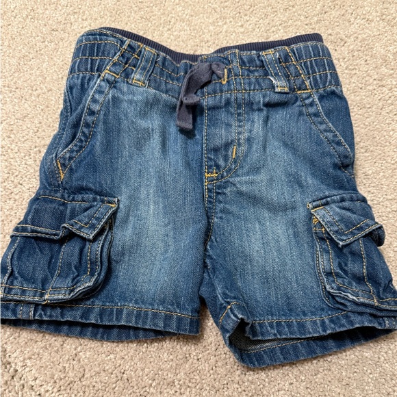 Gymboree infant Blue Denim Shorts 6-12M - Picture 1 of 3
